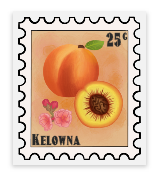 Postage Stamp Transparent Vinyl Stickers