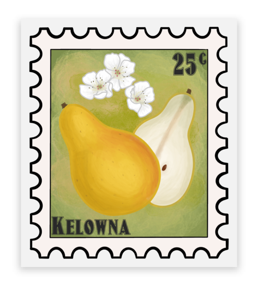 Postage Stamp Transparent Vinyl Stickers