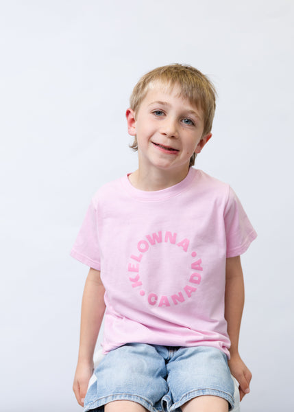 Pink/Pink 'Kelowna • Canada' Toddler T-shirt