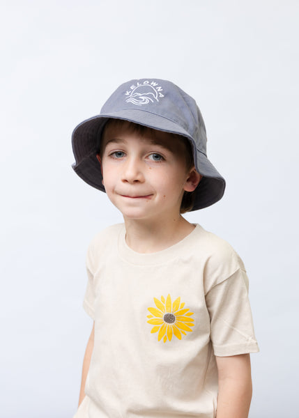Youth Blueberry 'Kelowna Mountain Wave' Bucket Hat