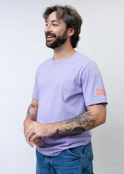 Dark Lavender/Orange 'Myra Canyon' T-shirt