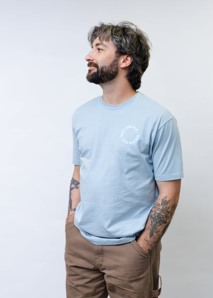 Stone Wash Blue/Blue 'Kelowna • Canada' T-Shirt