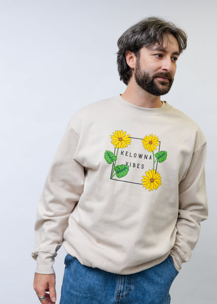 Sand Arrowleaf 'Kelowna Vibes' Crewneck