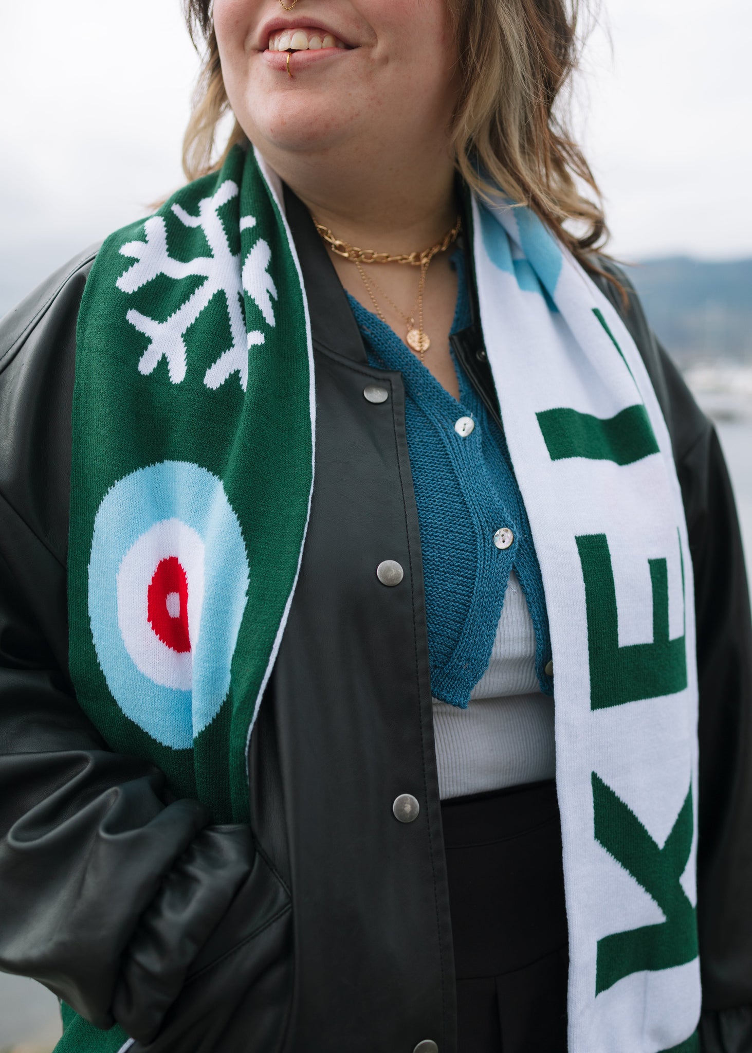 Kelowna Jacquard Curling Scarf