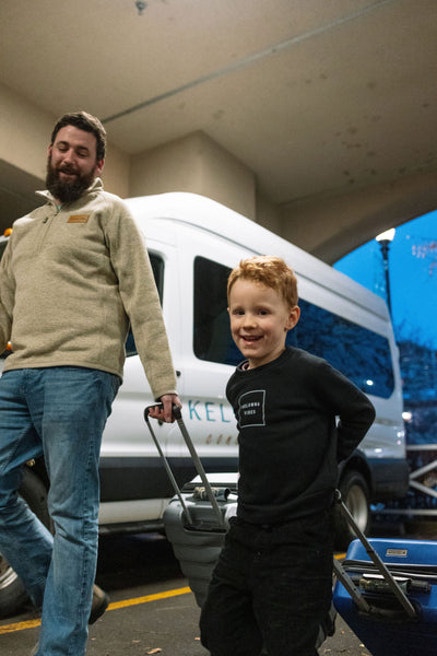 Oatmeal Heather 'Kelowna Vibes' Quarter Zip