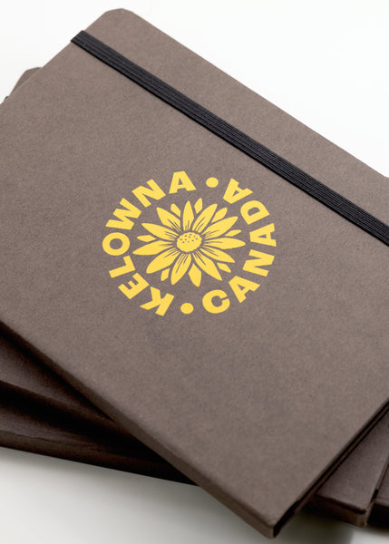 Brown 'Kelowna • Canada' Arrowleaf Notebook
