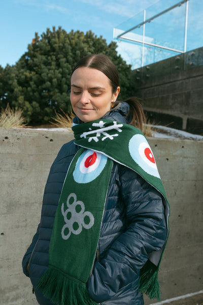 Kelowna Jacquard Curling Scarf