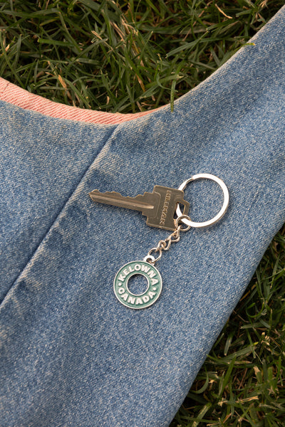 'Kelowna • Canada' Enamel Keychain