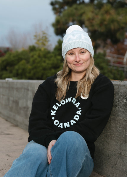 Cashmere 'Big White' Toque