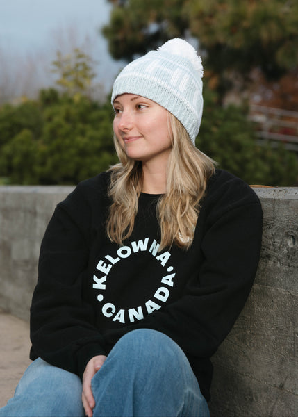 Cashmere 'Big White' Toque