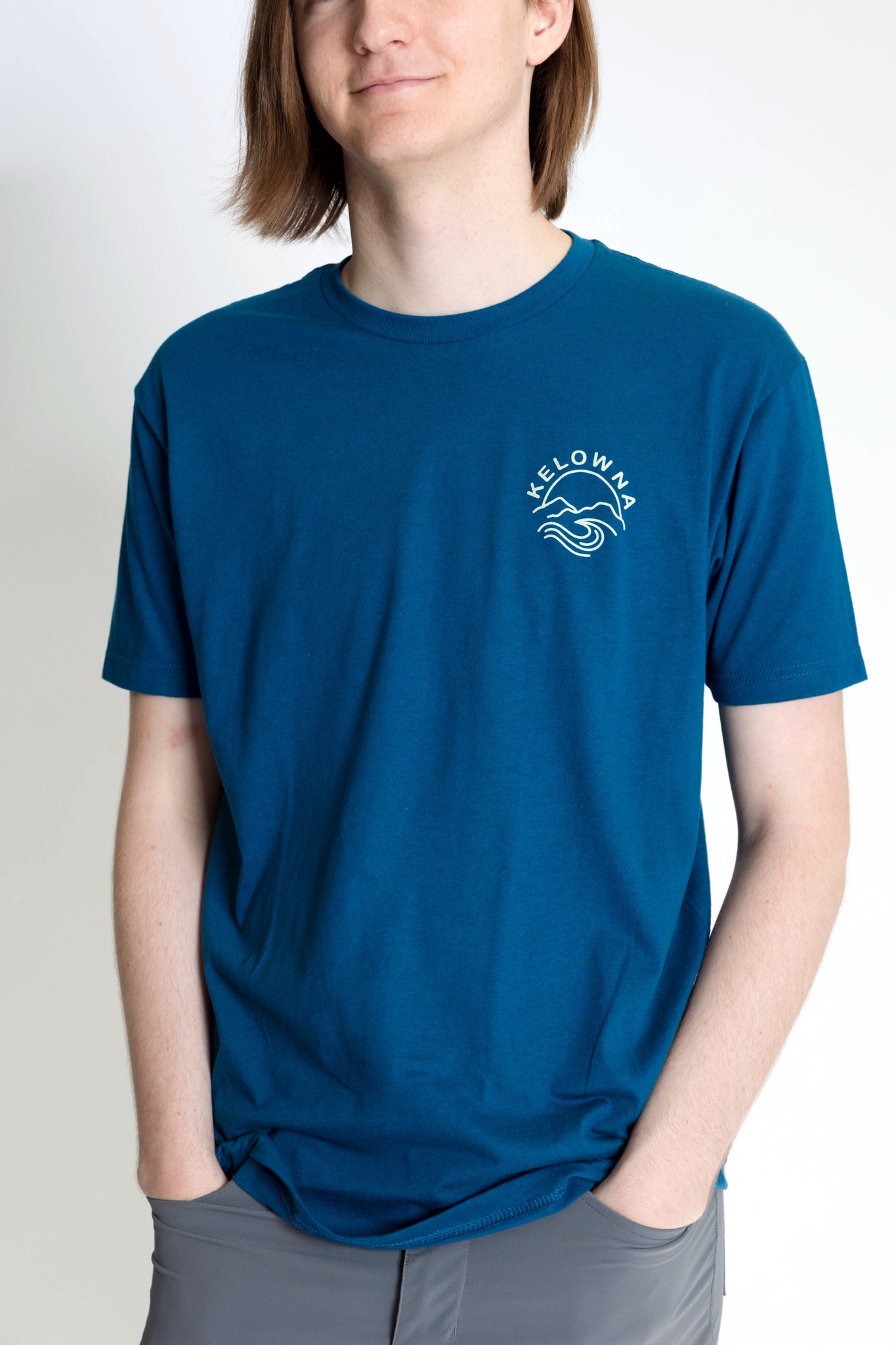 Cool Blue 'Kelowna Mountain Wave' T-Shirt