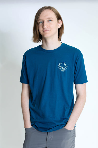 Cool Blue 'Kelowna Mountain Wave' T-Shirt