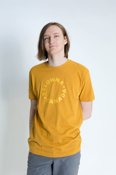 Antique Gold/Cider 'Kelowna • Canada' T-Shirt