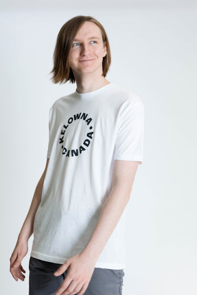 White/Black 'Kelowna • Canada' T-Shirt
