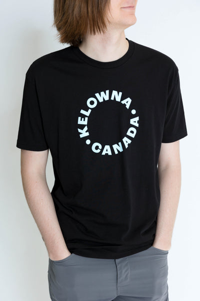 Black/Blue 'Kelowna • Canada' T-Shirt