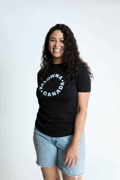 Black/Blue 'Kelowna • Canada' T-Shirt