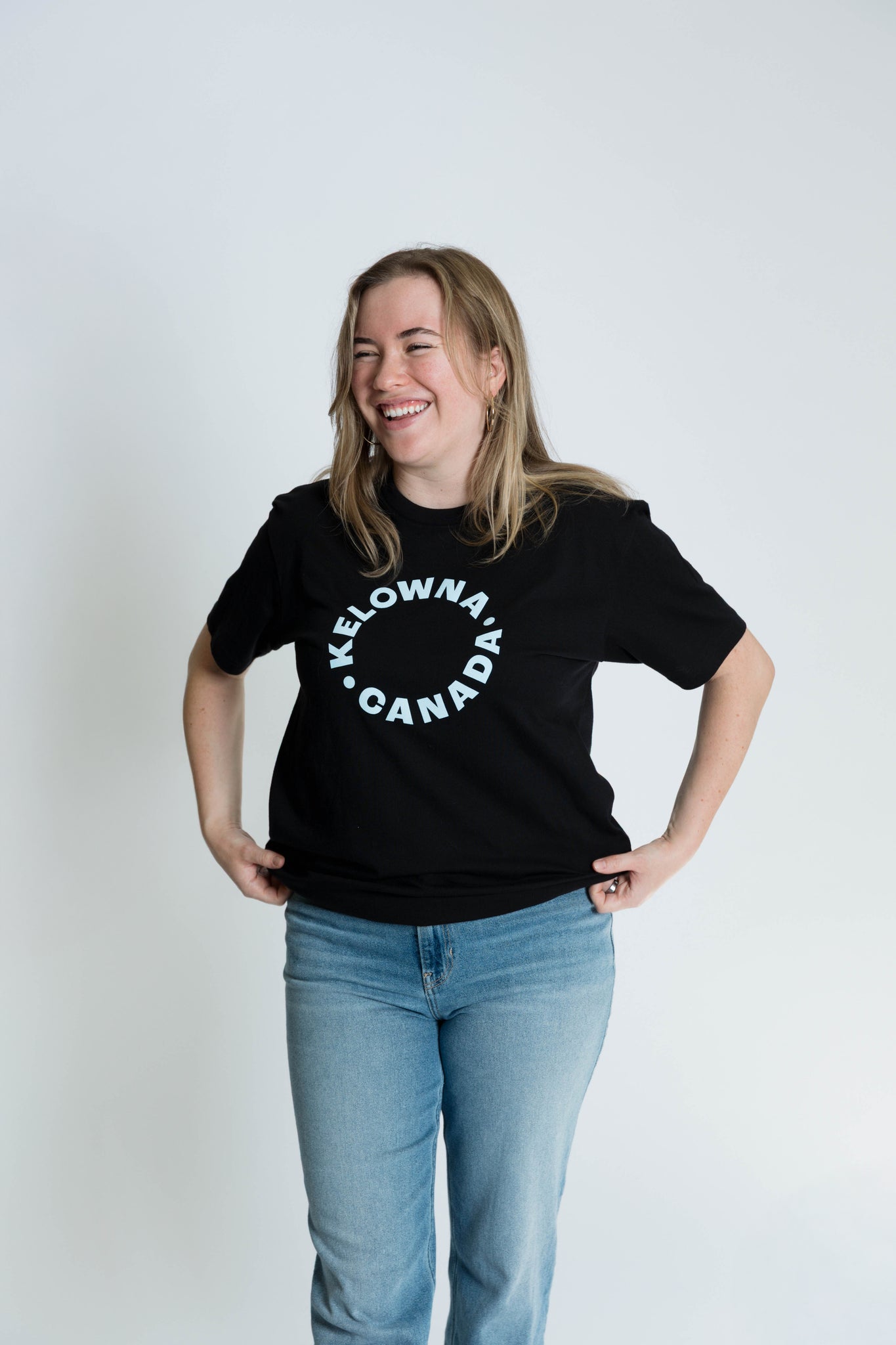 Black/Blue 'Kelowna • Canada' T-Shirt