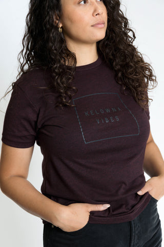 Cardinal/Black 'Kelowna Vibes' T-Shirt