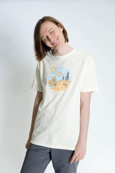 Cream Ashleigh Green 'Kelowna • Canada' T-shirt