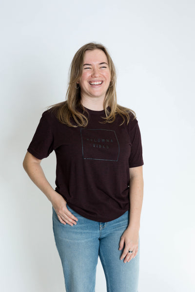 Cardinal/Black 'Kelowna Vibes' T-Shirt