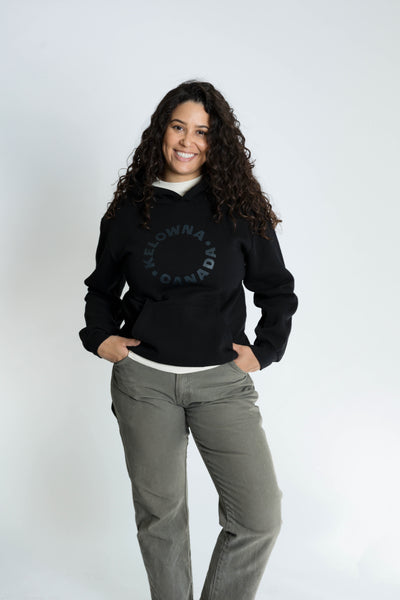 Black/Black 'Kelowna • Canada' Hoodie