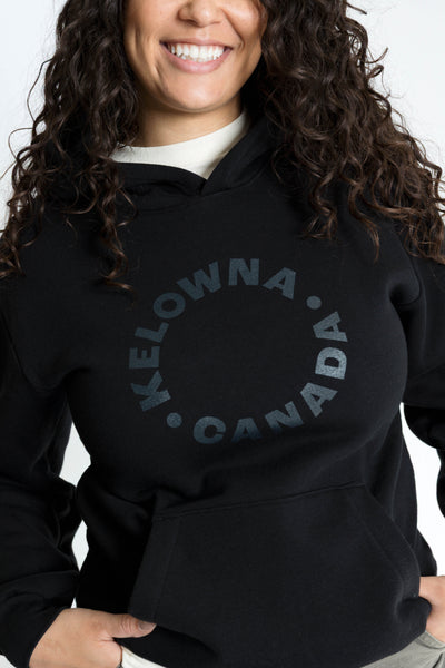 Black/Black 'Kelowna • Canada' Hoodie