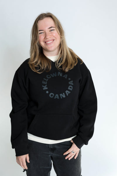 Black/Black 'Kelowna • Canada' Hoodie