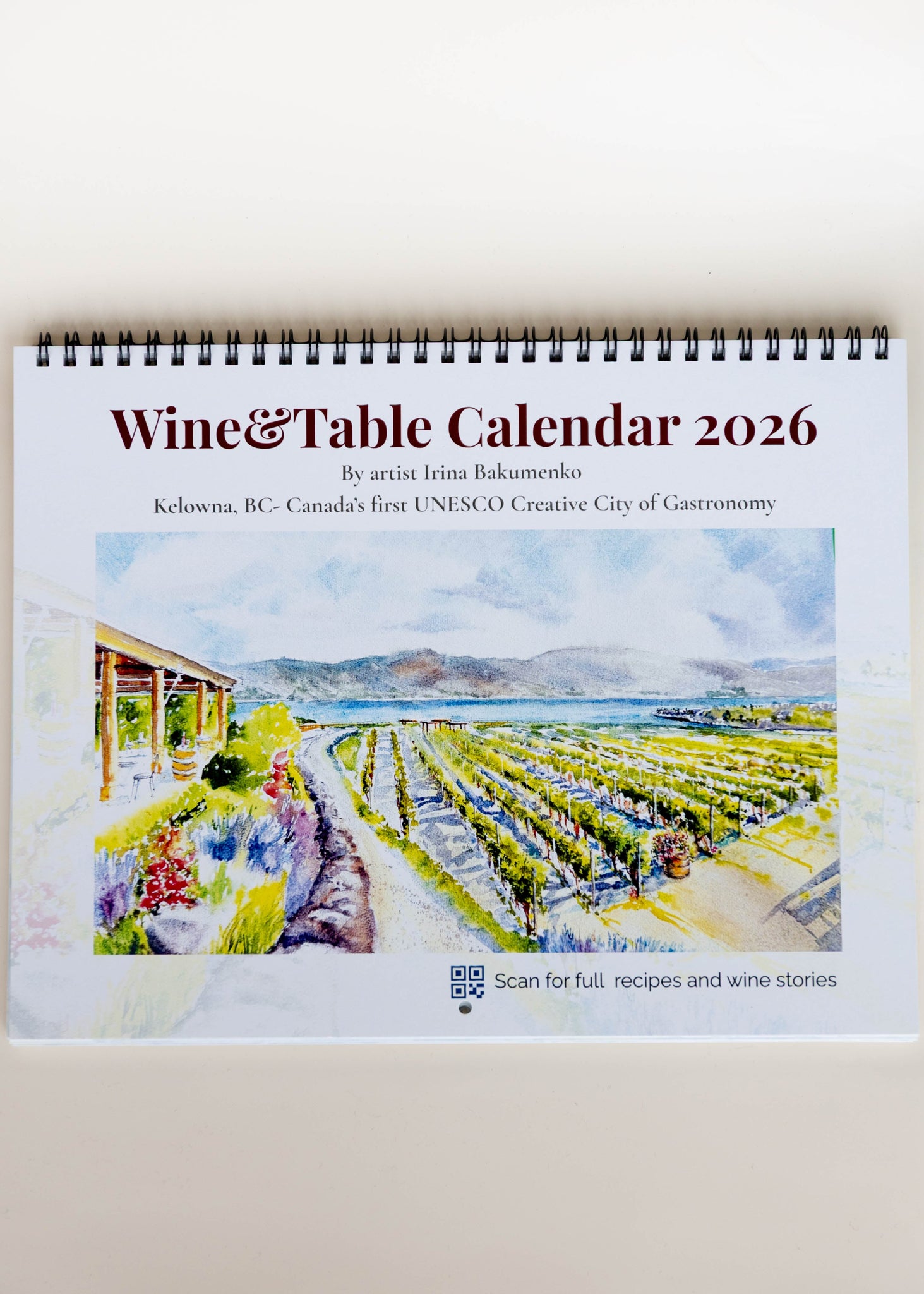 Wine & Table 2026 Calendar