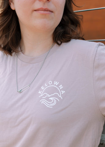 Pink Gravel 'Kelowna Mountain Wave' T-Shirt