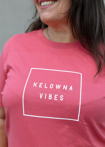 Vintage Red 'Kelowna Vibes' T-Shirt