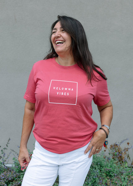 Vintage Red 'Kelowna Vibes' T-Shirt