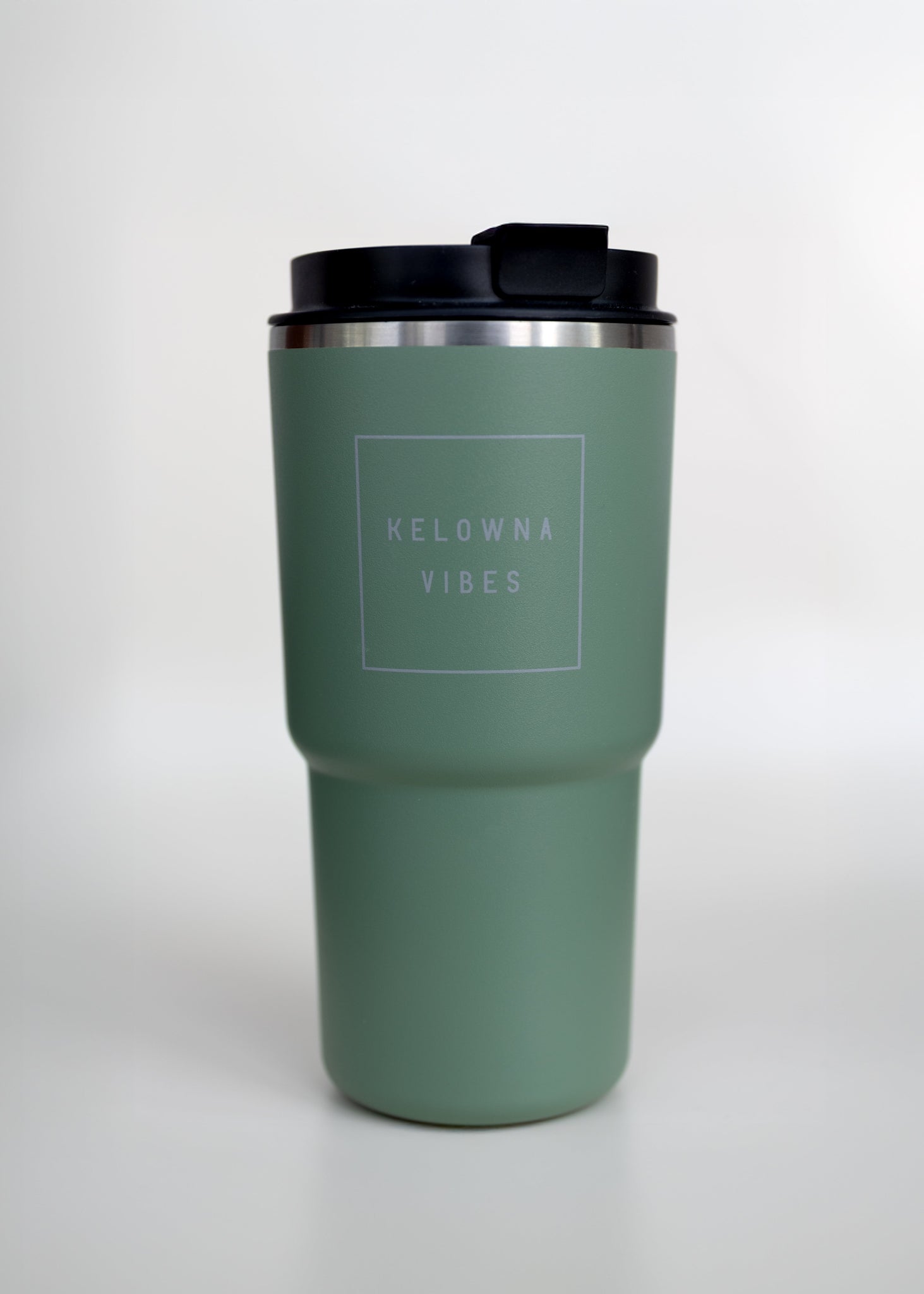 Green 'Kelowna Vibes' 22oz Insulated Travel Mug