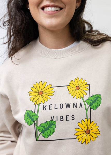 Sand Arrowleaf 'Kelowna Vibes' Crewneck