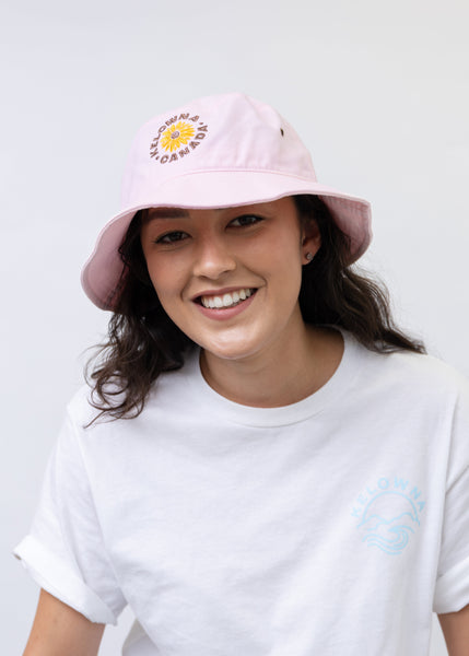 Pink Arrowleaf 'Kelowna • Canada' Bucket Hat