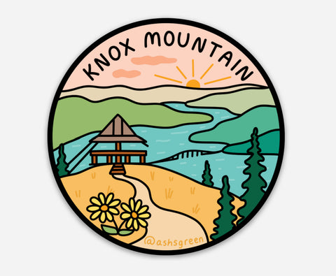 Knox Mountain Sticker