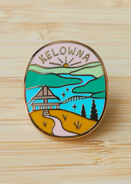 'Kelowna' Enamel Pin