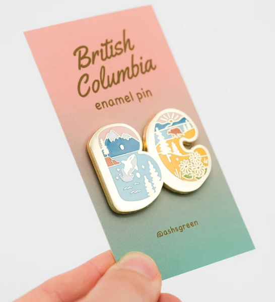 'BC' Enamel Pin