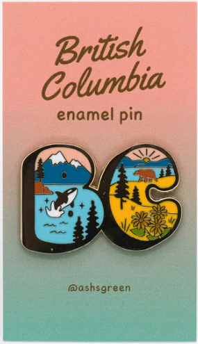 'BC' Enamel Pin