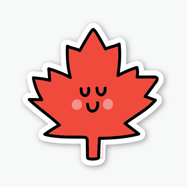 Maple Leaf Sticker
