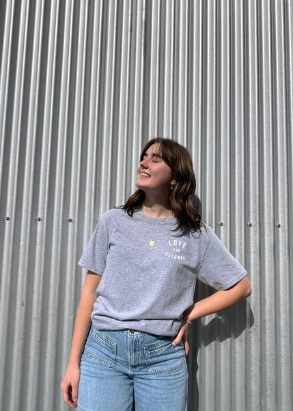 Heather Grey 'Love for Kelowna' T-Shirt