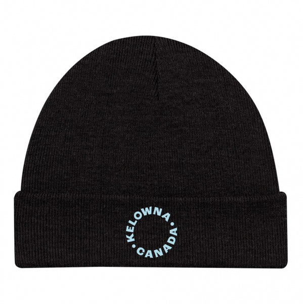 Black/Blue 'Kelowna • Canada' Toque