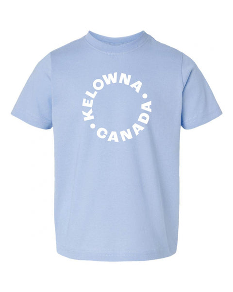 Light Blue/White 'Kelowna • Canada' Toddler T-shirt