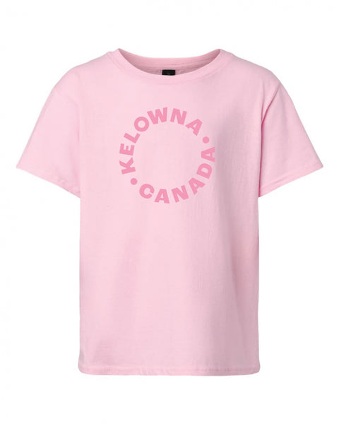 Pink/Pink 'Kelowna • Canada' Youth T-Shirt