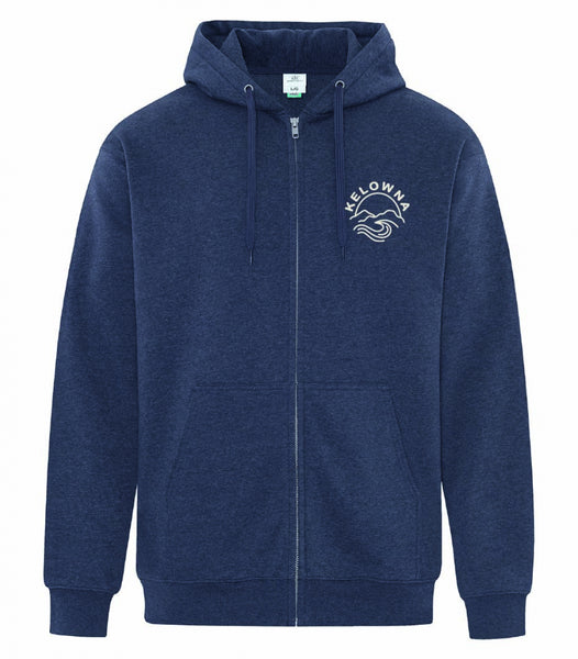 Navy/Sand 'Kelowna Mountain Wave' Zip Hoodie