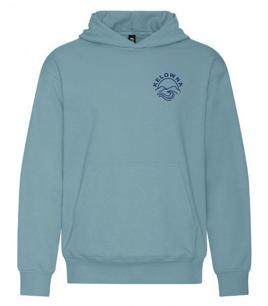 Blue/Dark Blue 'Kelowna Mountain Wave' Hoodie