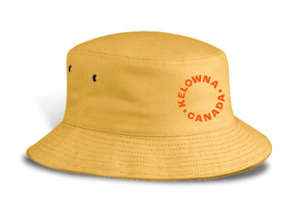Mango/Orange 'Kelowna • Canada' Bucket Hat