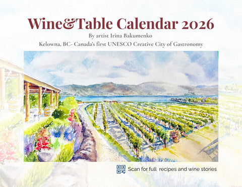 Wine & Table 2026 Calendar
