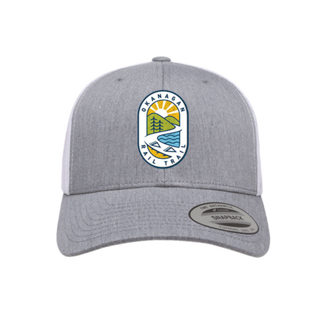 Grey/White Rail Trail Trucker Hat
