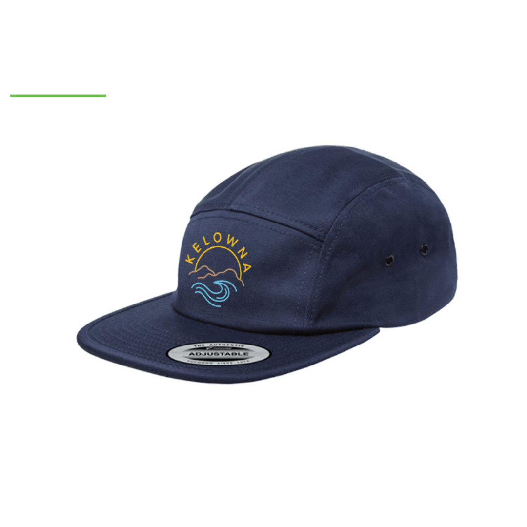 Navy 'Kelowna Mountain Wave' Jockey Hat