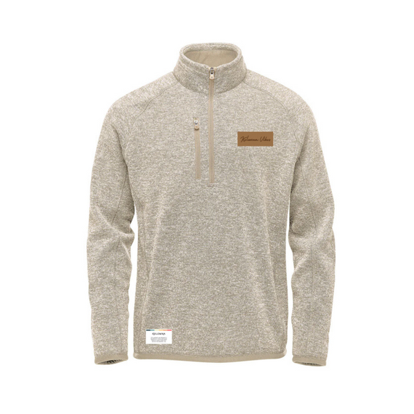Oatmeal Heather 'Kelowna Vibes' Quarter Zip